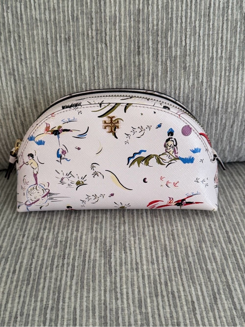 Tory burch poetry of things art print cosmetic pouch NWOT